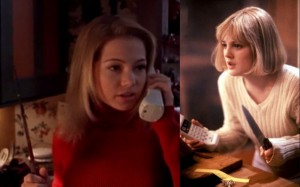 Blondes wielding knives and cordless phones: a staple of the 90s.